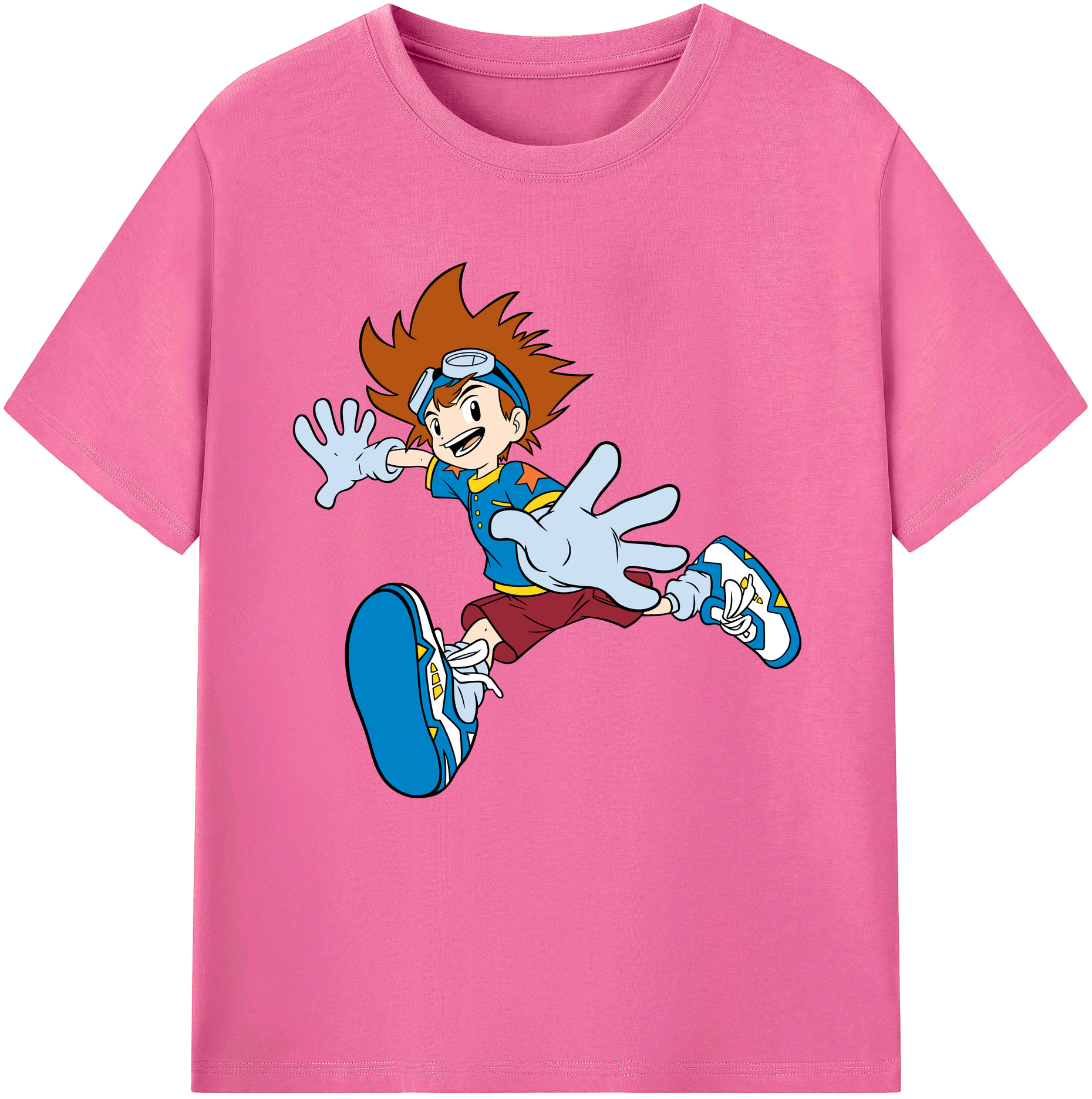 （画像用） Digimon デジタルモンスター/デジモン レディースカジュアルプリントTシャツ（綿100％）